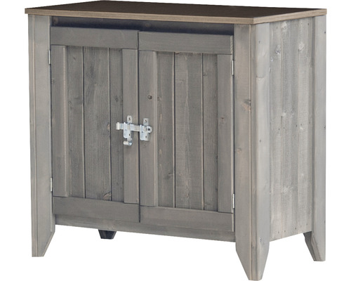 Armoire à outils/Cuisine d'extérieur Konsta type 559 Buffet avec 2 portes 80x40x73 cm gris clair