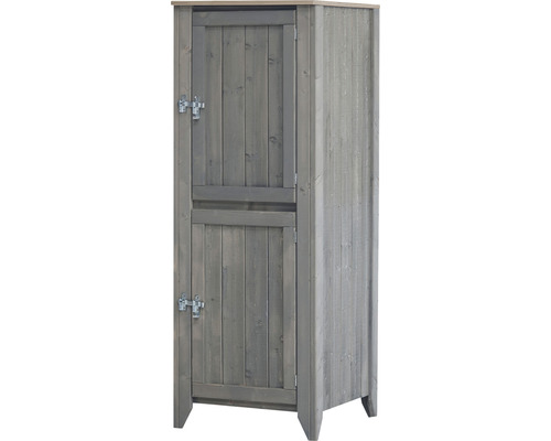 Gartenschrank/Outdoorküche Konsta Typ 559 Hochschrank inkl. 2 Türen 60 x 60 x 160 cm hellgrau