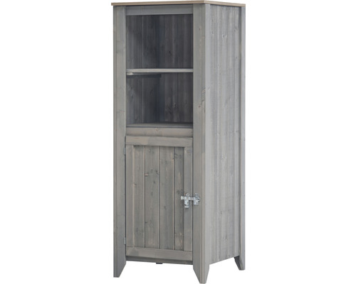 Armoire à outils/Cuisine d'extérieur Konsta type 559 Armoire haute avec porte 60x60x160 cm gris clair