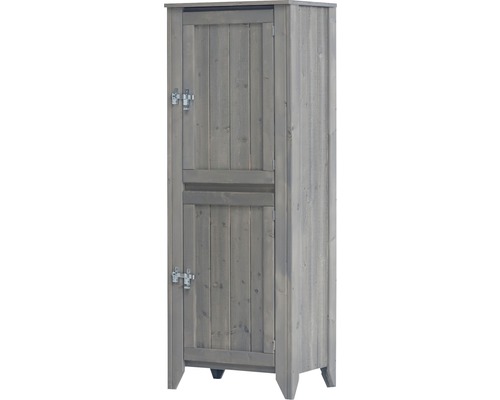 Gartenschrank/Outdoorküche Konsta Typ 559 Hochschrank inkl. 2 Türen 60 x 40 x 160 cm hellgrau