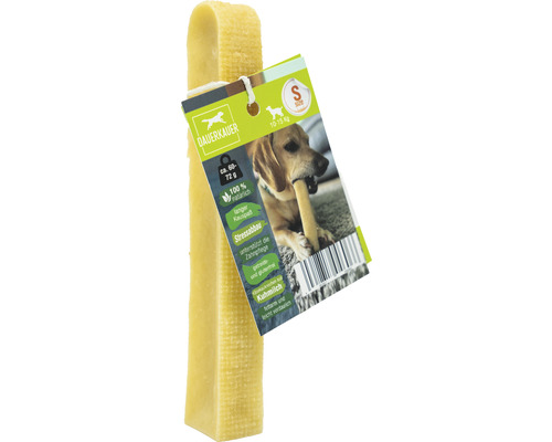 Friandises pour chiens DAUERKAUER S à base de lait 1 pièce env. 60 g, hygiène dentaire, diminution du stress pour les chiens de 10 à 15 kg friandises à mâcher