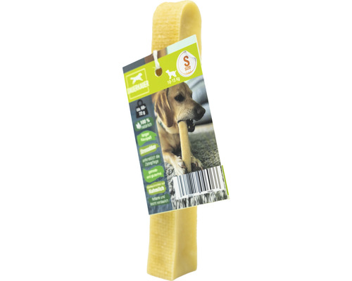 Article à mâcher pour chien au lait cru avec étiquette