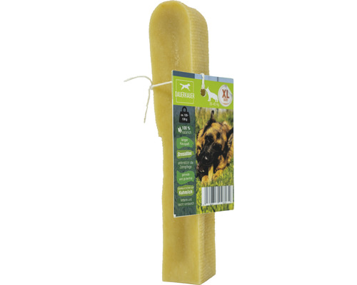 Bâtonnet à mâcher durable en lait de vache pour chiens avec étiquette