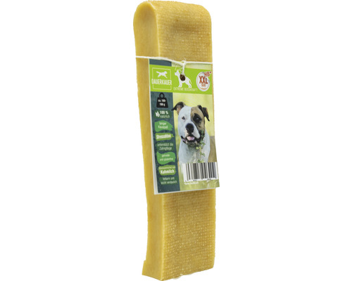 Hundesnack DAUERKAUER Dauerkauer XXL extreme Beißkraft aus Milch 1 Stück ca. 180 g, Zahnpflege, Stressabbau für Hunde 35 - 45 kg Kauartikel