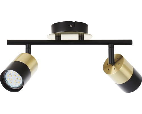 Deckenleuchte mit zwei Strahlern, Leuchtmittel inklusive