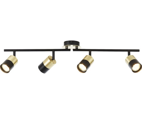 Vierflammige Strahlerleuchte für die Deckenmontage