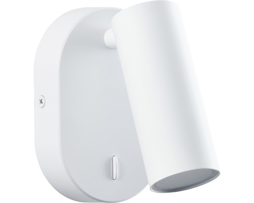 Applique murale blanche avec spot réglable