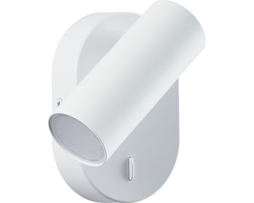 Applique murale blanche avec spot réglable