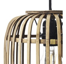 Vue détaillée d''une suspension en bambou