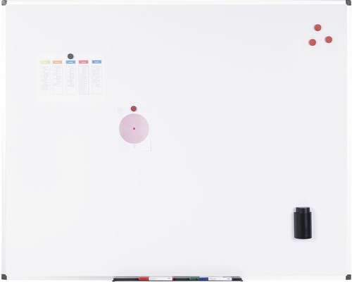 Tableau blanc magnétique avec marqueurs et aimants