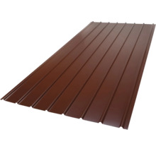 Tôle trapézoïdale PRECIT H12 rouge oxyde RAL 3009 3400 mm x 910 mm x 0,4 mm