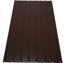 Tôle trapézoïdale PRECIT H12 brun chocolat RAL 8017 3600 mm x 910 mm x 0,4 mm