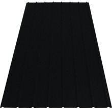 Tôle trapézoïdale PRECIT H12 noir foncé RAL 9005 1900 mm x 910 mm x 0,4 mm