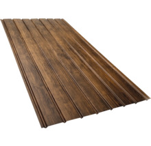 PRECIT Wandpaneel H12 Nussbaum 3400 mm x 910 mm x 0,4 mm