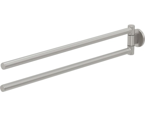 Schwenkbarer Handtuchhalter mit zwei Armen zur Wandmontage