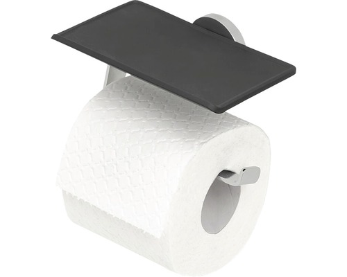 Dérouleur papier toilette TIGER Noon avec tablette chromé