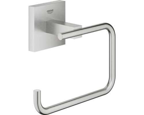 Dérouleur de papier toilette Grohe Quickfix Start Cube supersteel mat 40978DC0