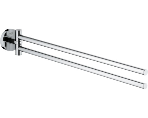 Barre porte-serviettes Grohe Quickfix Start pivotant chrome brillant 41183000