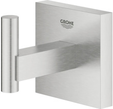 Grohe Logo. Einzelner Garderobenhaken aus Metall.