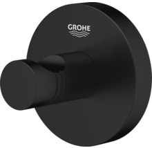 Logo Grohe, crochet porte-serviettes noir