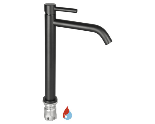 Hoher Waschtischmischer für Waschtisch oder Waschbecken