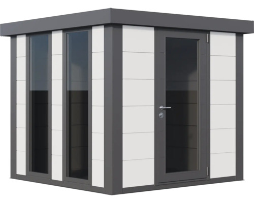 Abri de jardin moderne avec porte et fenêtres