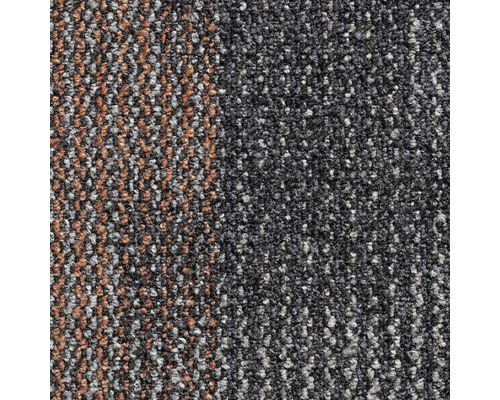 Teppichfliese Essential 96 grau-orange 50x50 cm