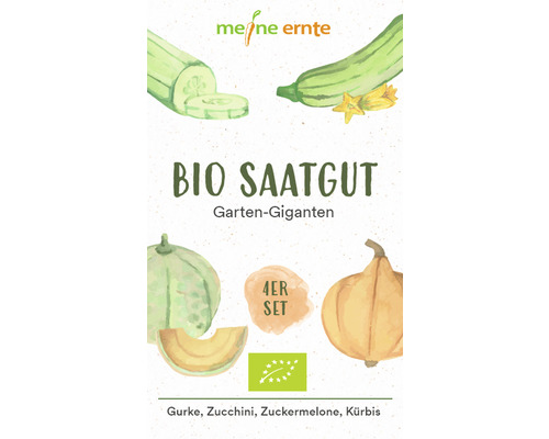 Semences bio meine ernte Géants courgette melon doux courge concombre