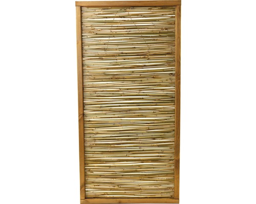 Élément partiel bambou fermé dans un cadre 90 x 180 cm