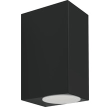 Applique murale noire en forme de cube