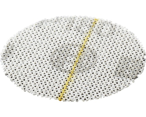 Feuille abrasive pour Bosch EasyCurv Ø40 mm, grain 180, 12 pièces Filet ovale en plastique avec couture