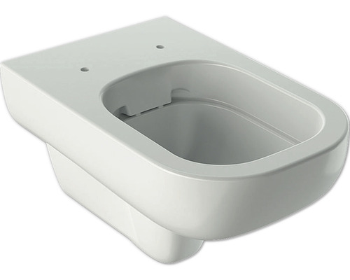 Wand-WC GEBERIT Smyle Tiefspüler ohne Spülrand weiß KeraTect® Spezialglasur ohne WC-Sitz 500210018