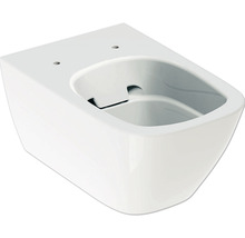WC suspendu GEBERIT Smyle Square cuvette à fond creux sans bride de rinçage blanc sans abattant WC 500208011-thumb-0