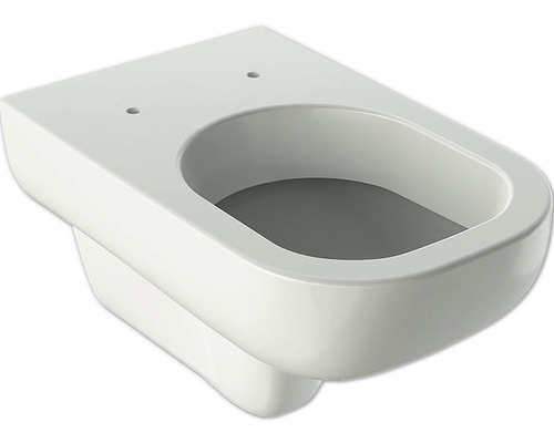 WC suspendu GEBERIT Smyle cuvette à fond creux avec bride de rinçage blanc sans abattant WC 500211011