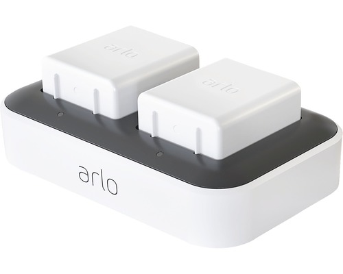 Chargeur arlo blanc pour Arlo Ultra peut charger jusqu'à 2 batteries, station de charge double
