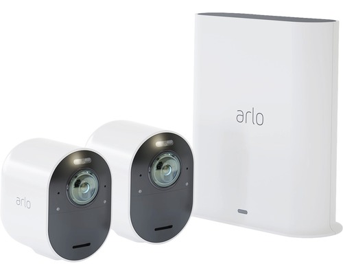 Système de vidéosurveillance Arlo Ultra 4K-UHD sans câble avec 2 caméras (VMS5240)