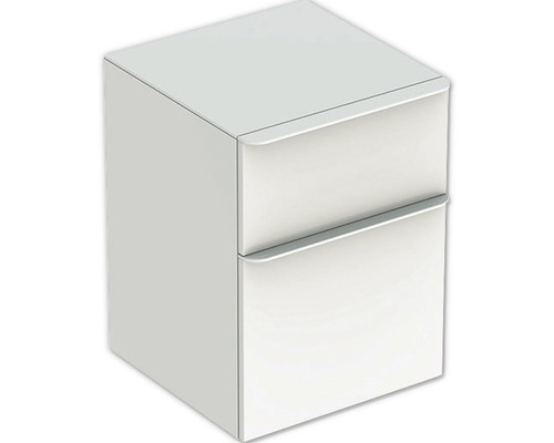 Armoire latérale GEBERIT Smyle Square 2 tiroirs 45 cm blanc 500.357.00.1