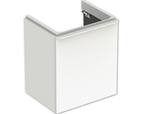 Meuble sous vasque GEBERIT Smyle Square tirant droit 53,6 cm blanc 500.365.00.1