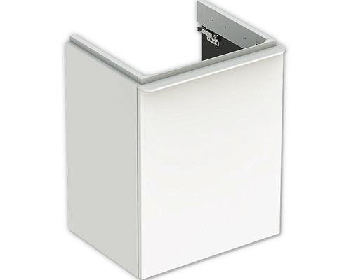 Meuble sous vasque GEBERIT Smyle Square tirant droit pour lave-mains 49,2 cm blanc 500.363.00.1