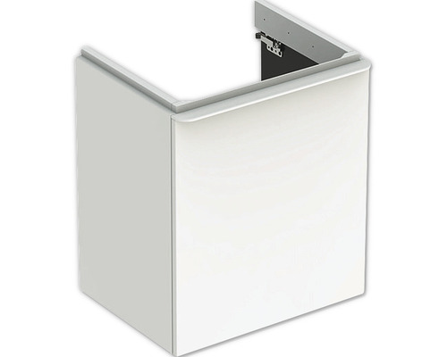 Meuble sous vasque GEBERIT Smyle Square tirant gauche 53,6 cm blanc 500.366.00.1