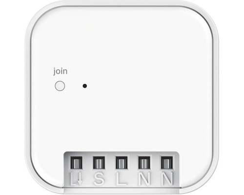 Commutateur encastré Trust ZCM-1800 Zigbee - Compatible avec SMART HOME by hornbach Appareil de maison intelligente blanc avec bornes de connexion