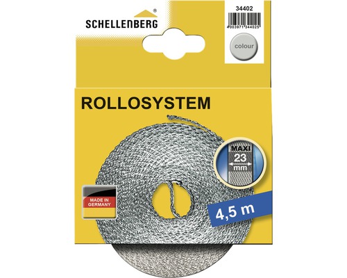 Rollladengurt Maxi Schellenberg 34403 23 mm/4,5 m weiß