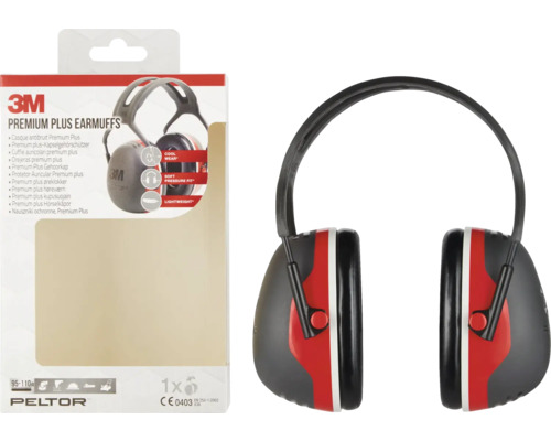 3M Premium Plus casque antibruit en carton et séparément
