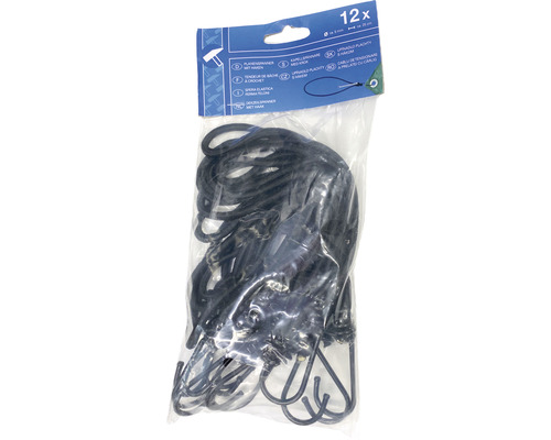 Tendeur de bâche avec crochet, lot de 12