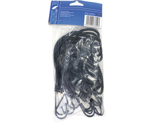 Paquet de tendeurs élastiques avec crochets