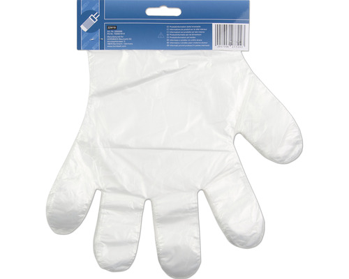 Gant jetable en plastique