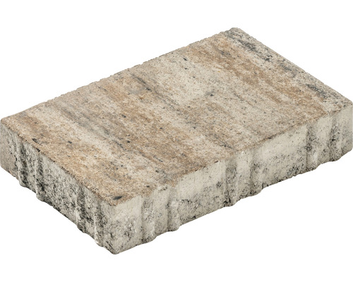 Pavé rectangulaire iWay Modern calcaire coquillier 30 x 20 x 6 cm