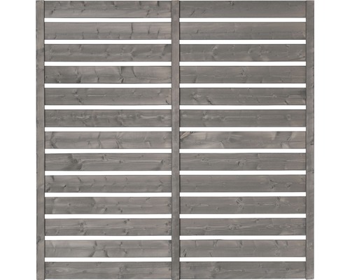 Élément principal Twist 180 x 180 cm bicolore gris clair blanc
