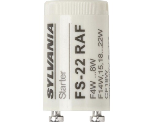 Starter FS 22 blanc circuit duo pour ampoules fluorescentes