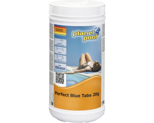 Desinfektionstabletten PerfectBlue 1 kg Planet Pool Perfect Blue Tabs 20g zur Poolreinigung in einer 1 kg Dose
